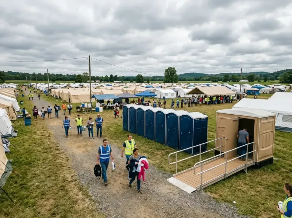 disaster-relief-camp-restrooms-010 — frequently asked questions, Dumpster & Portable Bathrooms Rental in New London, IA